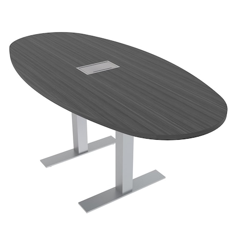 Skutchi Designs 33.5 in W, 69.5 in L, 29 in H, Engineered Wood Top, Grey HAR-BOVL-34X70-T-ELEC-ASIANNIGHT